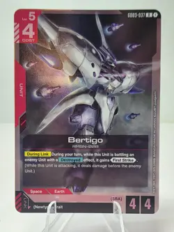 GUNDAM CARD GAME GD03-037 BERTIGO (R) FOIL CARD - STEEL REQUIEM - Image 1