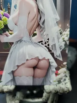 1/1 Only 1 Made Daki Wedding W/ Roses Demon Slayer Southern Customs Waifu Card - Image 4