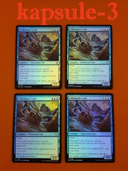 4x Eddymurk Crab | FOIL | Bloomburrow | MTG Magic Cards - Image 1