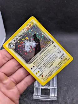 Dark Magneton 11/82 Team Rocket Holo Rare Pokemon Card WOTC NM - Image 2
