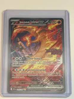 Pokemon TCG Team Rockets Moltres EX Destined Rivals Promo Card 229/182 - Image 1