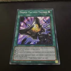 Triple Tactics Talent RA01-EN063 Collectors Rare Yugioh Card 1st Edition Mint - Image 1