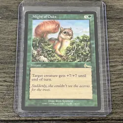Might of Oaks Urza's Legacy MTG (1999) - Image 1