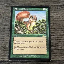 Might of Oaks Urza's Legacy MTG (1999) - Image 3