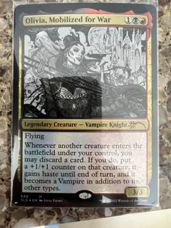 Olivia, Mobilized for War (Sketch Showcase) Secret Lair Drop Foil - Image 1