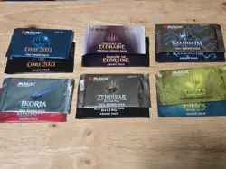 Magic the Gathering Promo Pack Mystery Grab Bag 1 Foil Premium 4 Regular MTG - Image 1