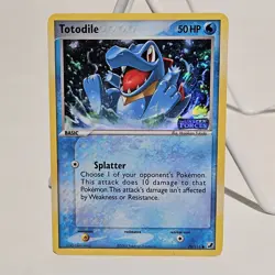 Totodile 78/115 Unseen Forces Reverse Holo LP Pokemon Card Nice! - Image 1