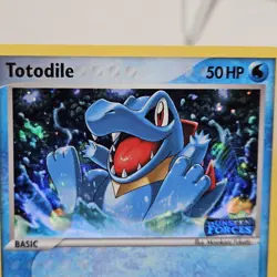 Totodile 78/115 Unseen Forces Reverse Holo LP Pokemon Card Nice! - Image 4