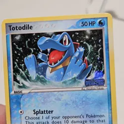 Totodile 78/115 Unseen Forces Reverse Holo LP Pokemon Card Nice! - Image 5