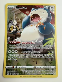 Snorlax TG10/TG30 SWSH11: Lost Origin Trainer Gallery Ultra Rare Pokemon TCG - Image 1