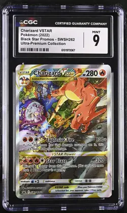 Charizard Vstar SWSH262 Ultra-premium Collection Pokemon CGC 9 Mint *067 - Image 1
