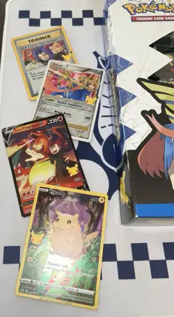 Pokemon Celebrations 25th Anniversary Mini Lot: Deluxe Pin Collection + Singles! - Image 2