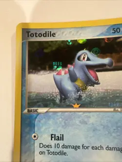 Pokemon EX Totodile Reverse Holo Stamped Card 78/115 Unseen Forces - Image 2