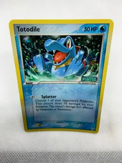 Pokemon Totodile EX Unseen Forces Reverse Holo 78/115 Stamped TCG - Image 3
