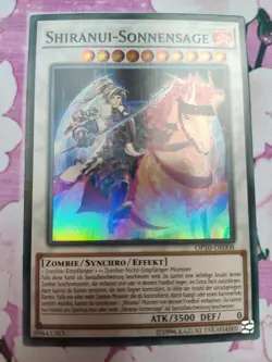 Shiranui-Sonnensage OP10-DE008 Super Rare Deutsch near mint Yu-Gi-Oh! - Image 1