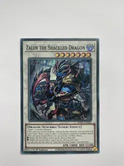 Yugioh BPRO-EN042 - Zalen the Shackled Dragon - Super Rare - Image 1