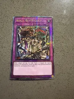 Yugioh! TCG - Royal Oppression - Quarter Century Secret Rare - RA04-EN120 - Image 1