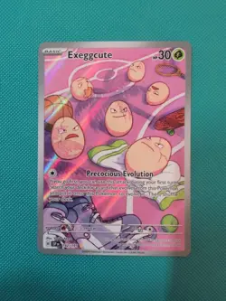Pokemon TCG Exeggcute 192/191 Surging Sparks Illustration Rare Card NM/M - Image 1