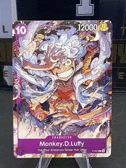 One Piece Monkey.D.Luffy P-041 - Starter Deck 18: Purple - TCG Promo - Image 1
