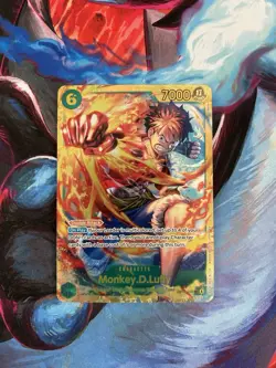 Monkey.D.Luffy Secret Rare - Carrying On His Will #OP13-118 SEC One Piece TCG - Image 1