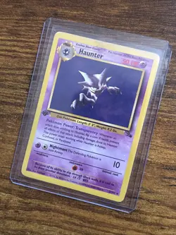 Pokemon TCG Haunter Fossil 21/62 Non-Holo Rare 1st Edition - Image 3
