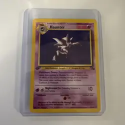 Pokemon TCG Haunter Fossil 21/62 Non-Holo Rare 1st Edition - Image 1