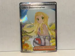 Pokemon TCG: Lillie's Determination 184/132 Mega Evolution SIR NM - Image 1