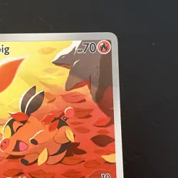 Pokemon Tepig 096/086 SV: White Flare Illustration Rare Holo TCG Card - Image 3