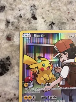 Pikachu 241/236 Secret Rare SR Sun & Moon Cosmic Eclipse 2019 - Image 2