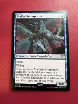 *** Malleable Impostor *** Commander: Wilds of Eldraine NM MTG English - Image 1