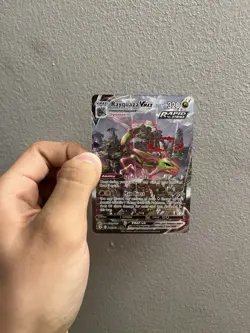 Pokemon Evolving Skies Rayquaza VMAX Alt Art 218/203 NM PSA 10 CONT. PACK FRESH - Image 1