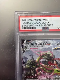 Pokemon 2021 Rayquaza VMAX 218/203 Alt Art Evolving Skies GEM MINT PSA 10 - Image 3