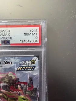 Pokemon 2021 Rayquaza VMAX 218/203 Alt Art Evolving Skies GEM MINT PSA 10 - Image 4