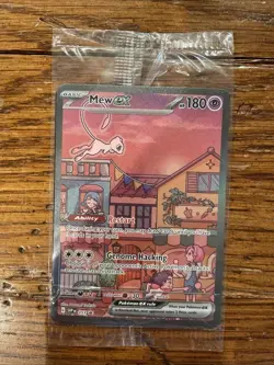 Mew ex 053 Sv: Scarlet & Violet Promo Cards Holo Sealed - Image 1