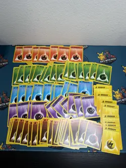 Pokemon Vintage Energy Card Lot All Vintage WOTC (80 Cards) - Image 1