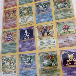 Pokemon Base Set Card Holo Uncut Cropped Sheet (See Description) - Image 2