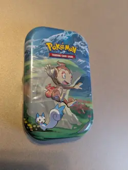 Sealed Pokemon TCG Sinnoh Stars Chimchar Tin: 2 Booster Packs, Coin & Art Card - Image 1