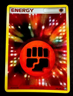 Fighting Energy 108/108 NM Reverse Holo Rare Power Keepers Pokemon Card - Image 1