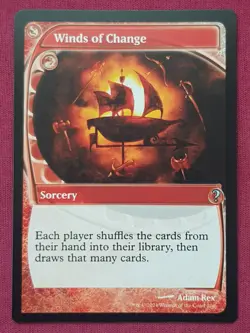 Magic The Gathering MYSTERY BOOSTER 2 MB2 WINDS OF CHANGE red card MTG - Image 1