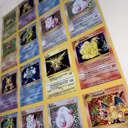 Pokemon Base Set Card Holo Uncut Cropped Sheet (See Description) - Image 3