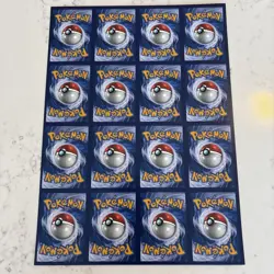 Pokemon Base Set Card Holo Uncut Cropped Sheet (See Description) - Image 4