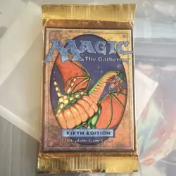 Magic: The Gathering Fifth Edition Booster Pack 15 Cards Wizards of the Coast - Image 1
