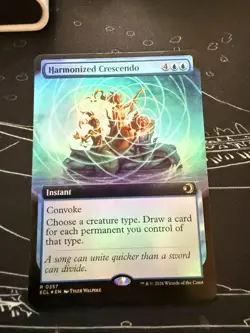 Harmonized Crescendo (Extended Art) Lorwyn Eclipsed Regular - Image 1