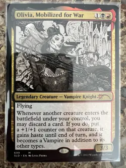 Olivia, Mobilized for War (Sketch Showcase) Secret Lair Drop Regular - Image 1