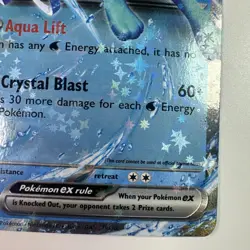 Suicune ex 010/034 Holo Trading Card Game Classic LP Pokemon TCG Card - Image 5