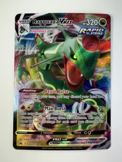 Pokemon: Rayquaza VMAX Ultra Rare Full Art Holo 101/159 Crown Zenith (Near Mint) - Image 1