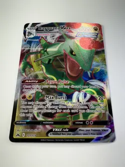 Pokemon: Rayquaza VMAX Ultra Rare Full Art Holo 101/159 Crown Zenith (Near Mint) - Image 2