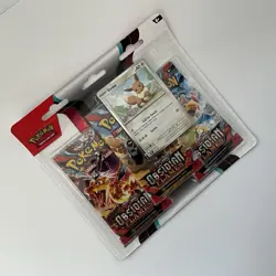 Pokemon Brilliant Stars 3-pack Blister (Eevee) SV03 *New Sealed* Combined Ship - Image 1