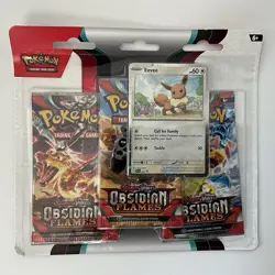 Pokemon Brilliant Stars 3-pack Blister (Eevee) SV03 *New Sealed* Combined Ship - Image 2