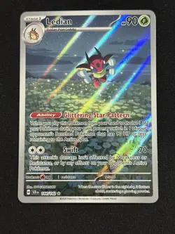 Ledian #144/142 - Pokemon TCG - Stellar Crown - Illustration Rare - Holo - NM - Image 1